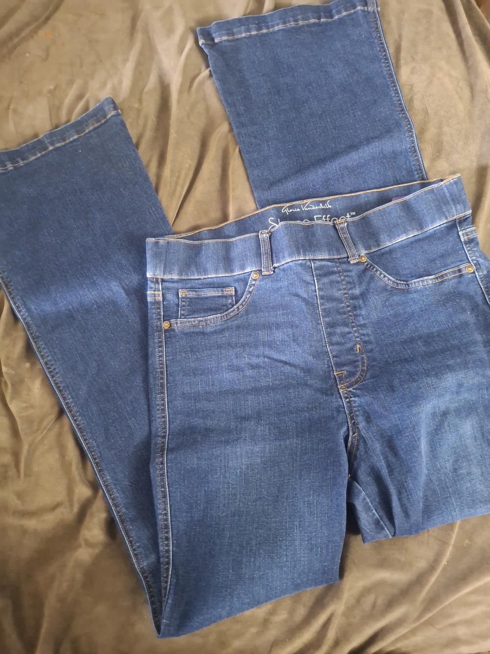 Gloria Vanderbilt Dark Blue Bootcut Stretch Jeans